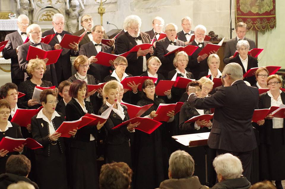 concert de l'ensemble choral du Léon effectué le 4 janvier, organisé par le Rotary club de Morlaix.
